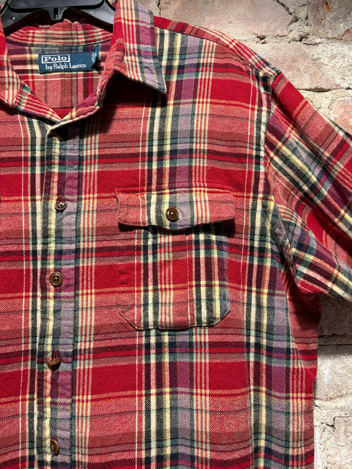 Vintage Polo By Ralph Lauren Plaid Flannel Sz XL
