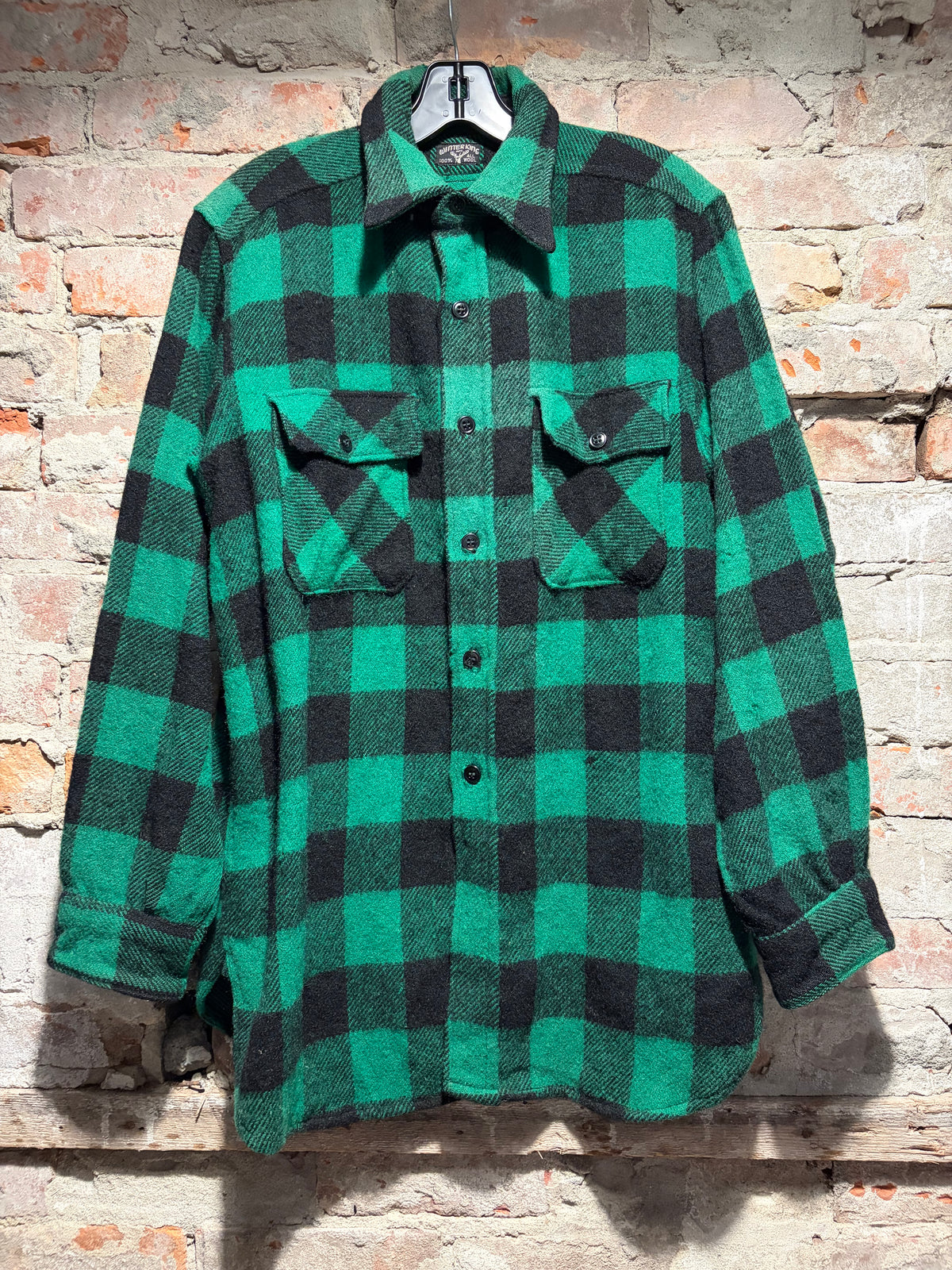 Front of Vintage Winter King Wool Flannel SZ M