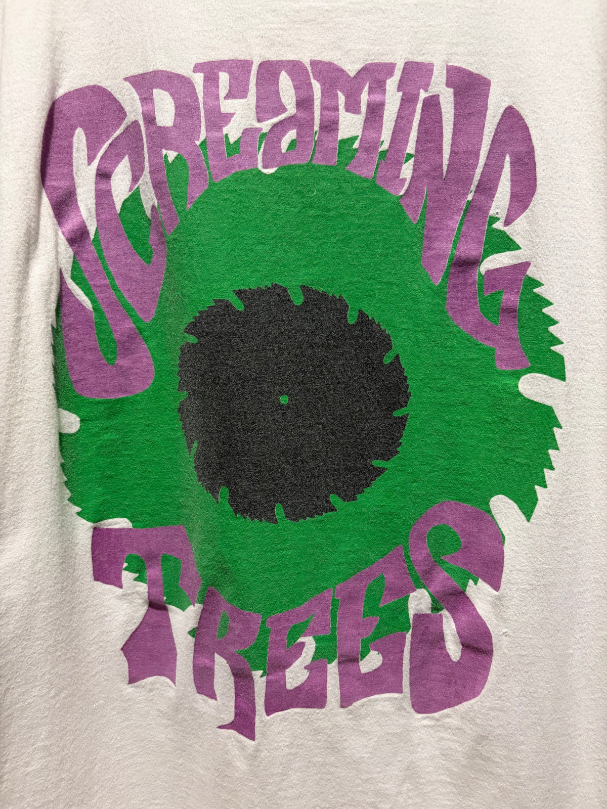 Graphic of Vintage Screaming Tees Saw Blade Tee SZ XL