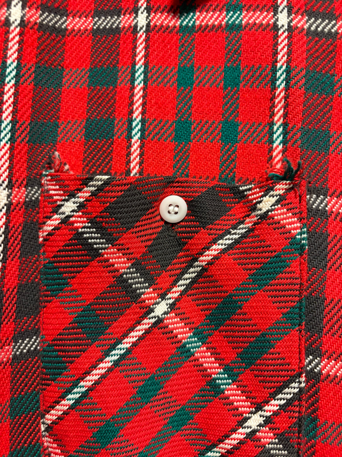 Vintage 1970s Big Yank Cotton Flannel Shirt SZ XL