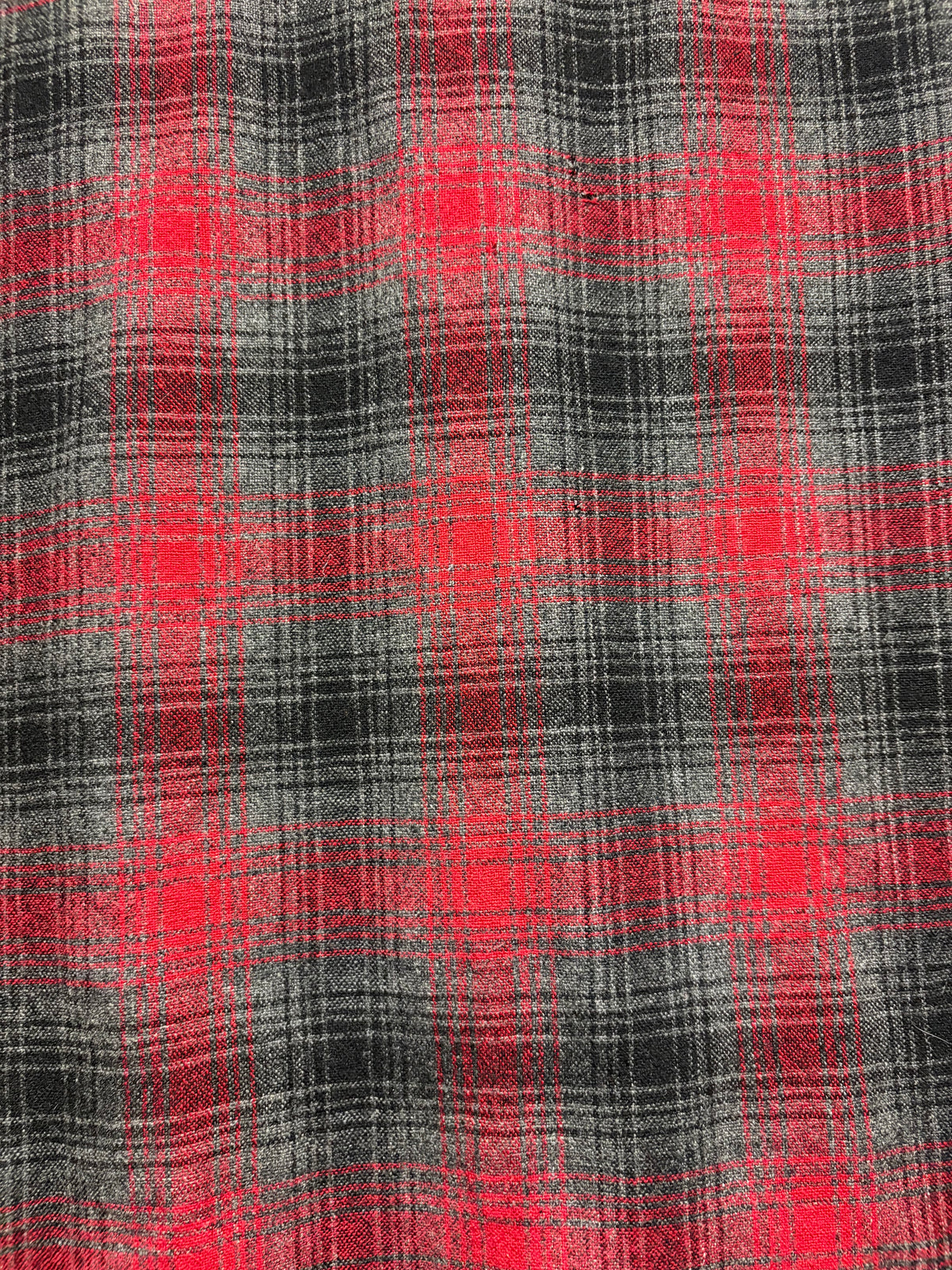Pattern on Vintage Kingsmen Wool Loop Collar Flannel SZ L