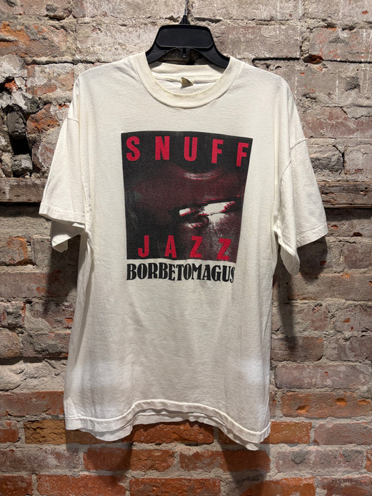 Front View of Vintage Borbetomagus Snuff Jazz Tee SZ XL