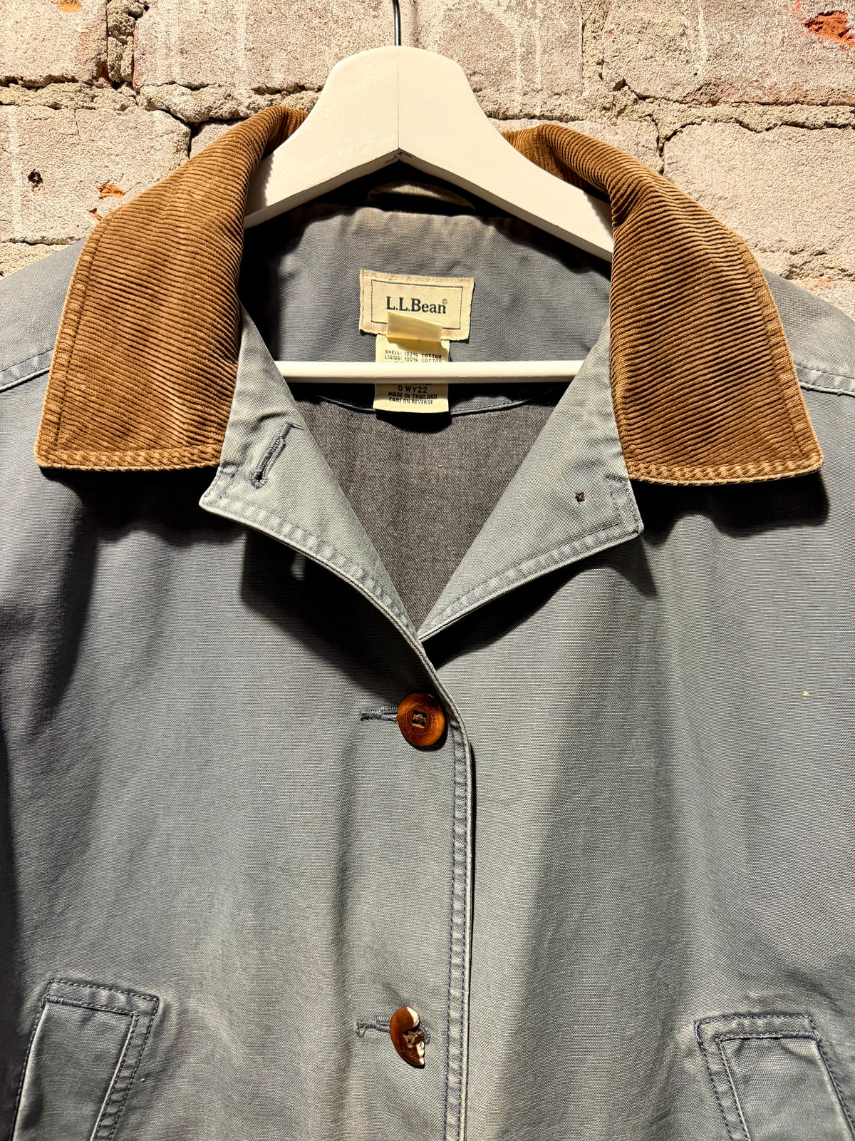 Collar on Vintage Women's L.L. Bean Barn Coat SZ L
