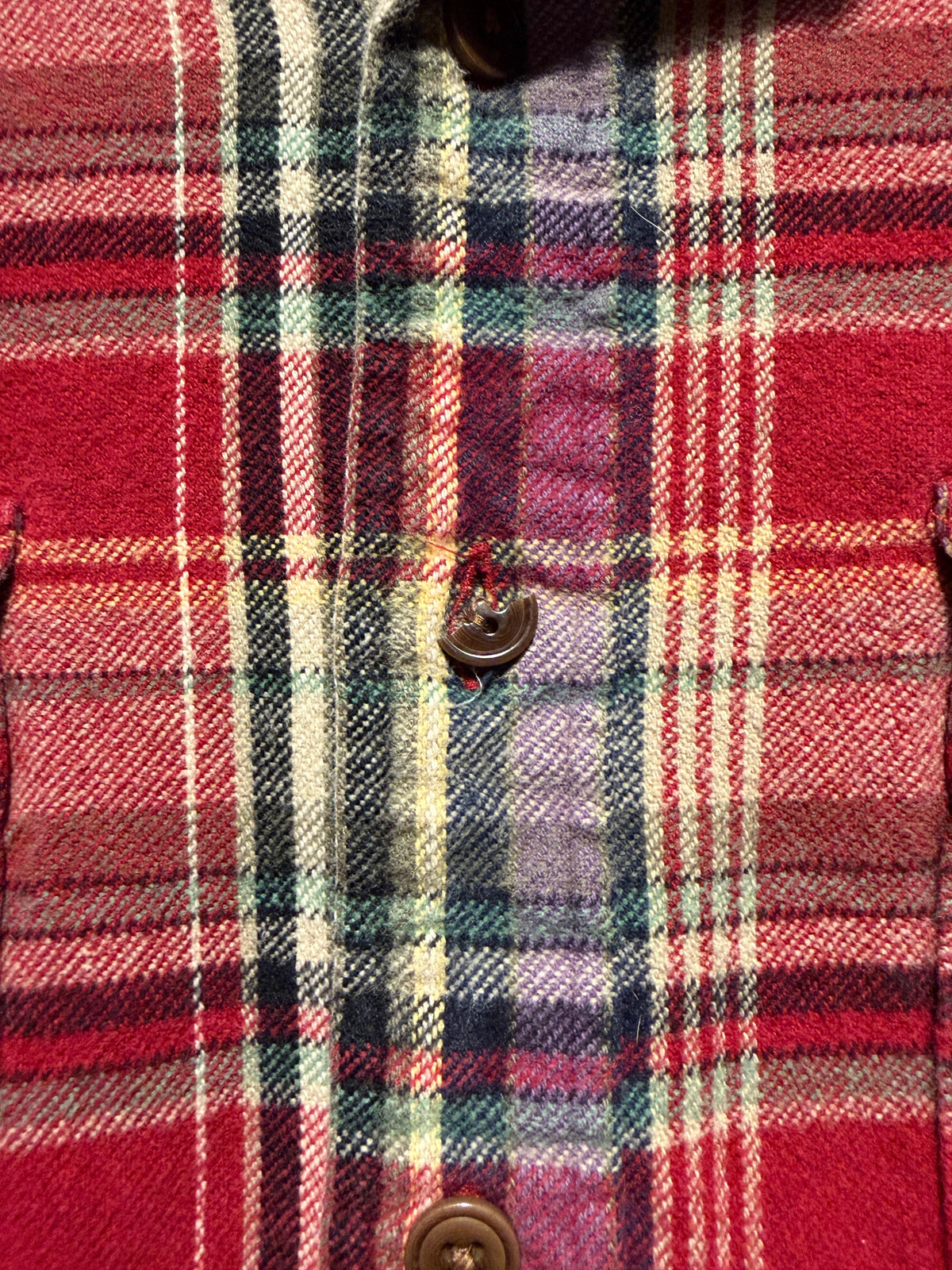 Vintage Polo By Ralph Lauren Plaid Flannel Sz XL