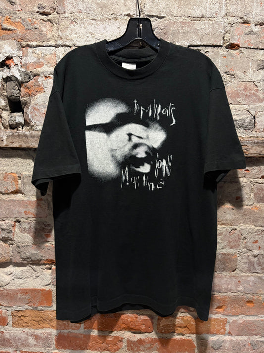 Front of Vintage Tom Waits Bone Machine Tee SZ L