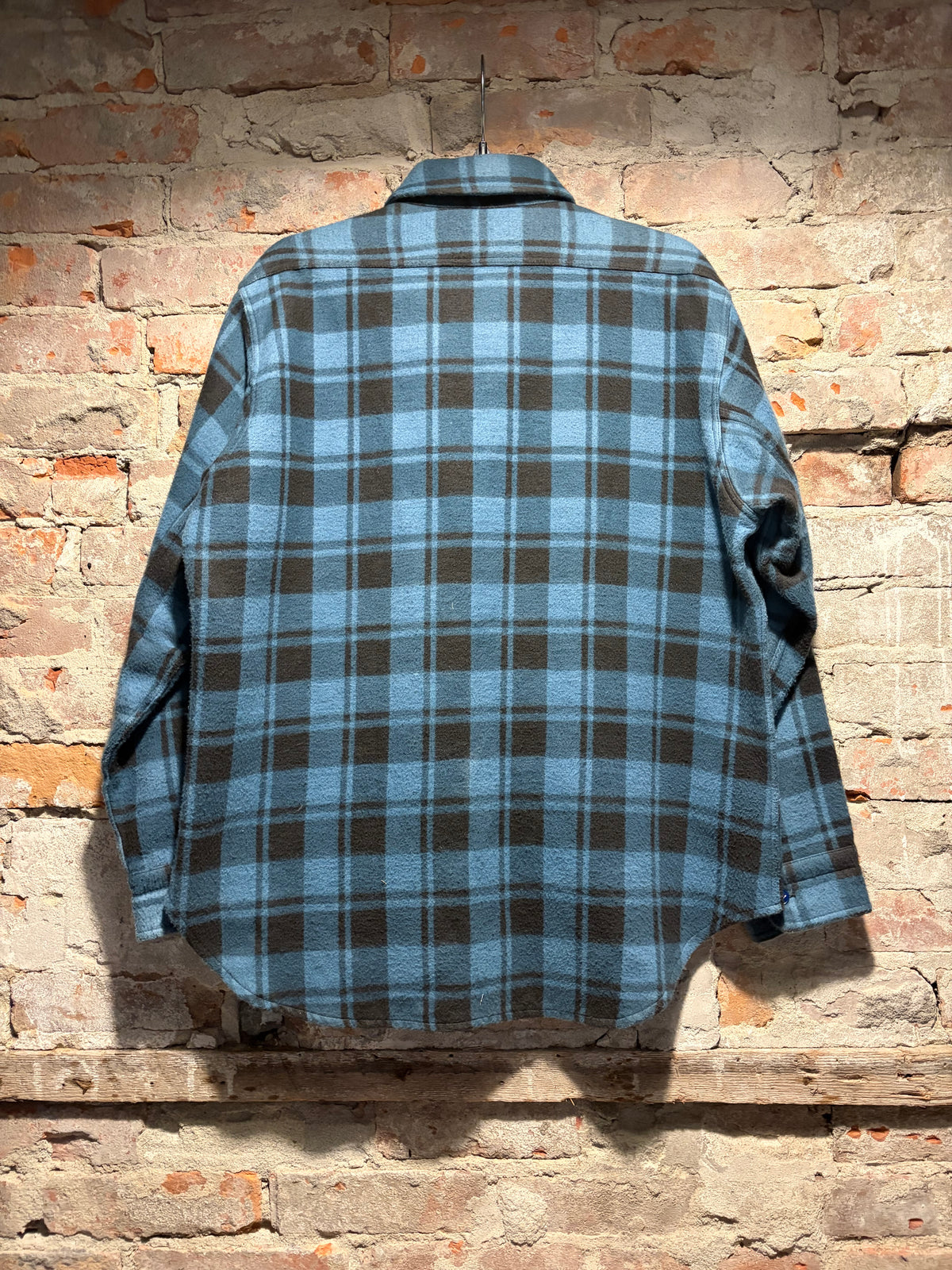 Back of Vintage 1970s Dead Stock Camp Flannel SZ M