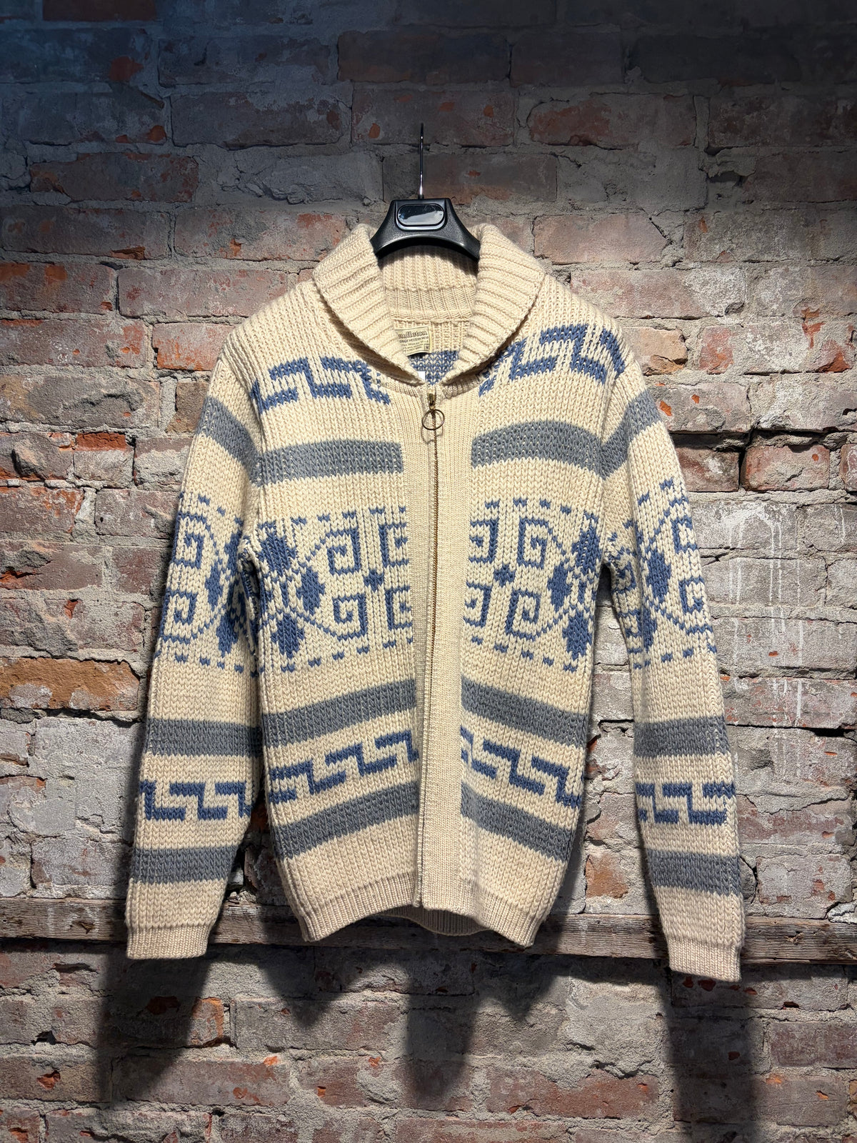 Front of Vintage 1960s Pendleton Westerly Sweater Sz M