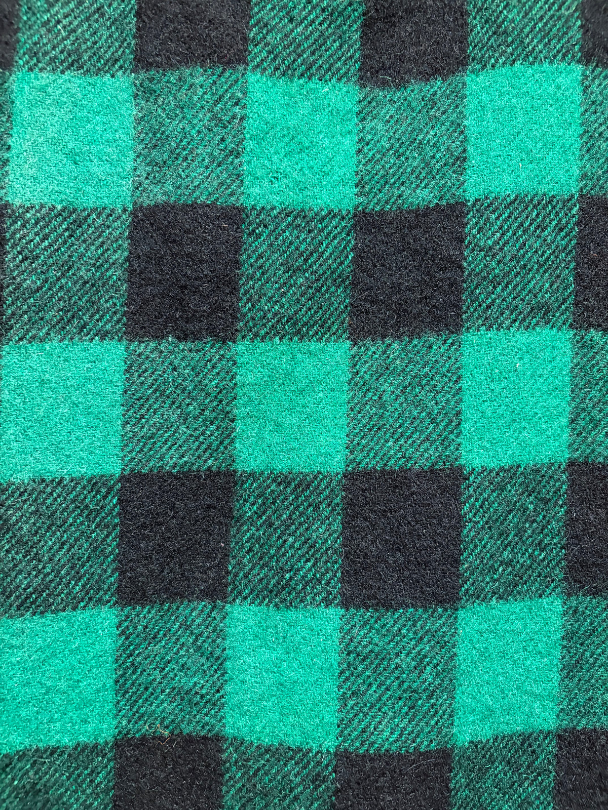 Pattern on Vintage Winter King Wool Flannel SZ M