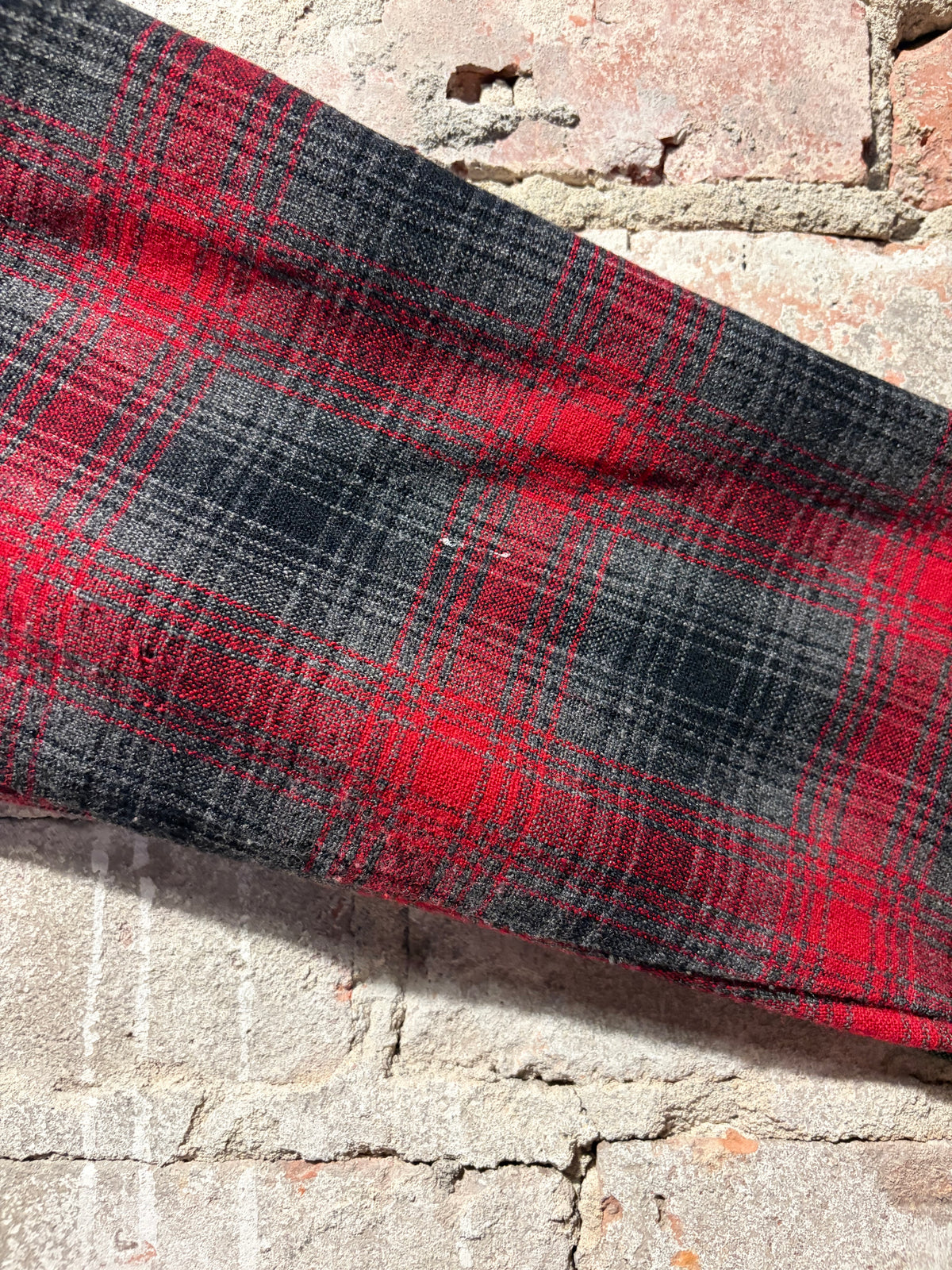 Stain on Vintage Kingsmen Wool Loop Collar Flannel SZ L