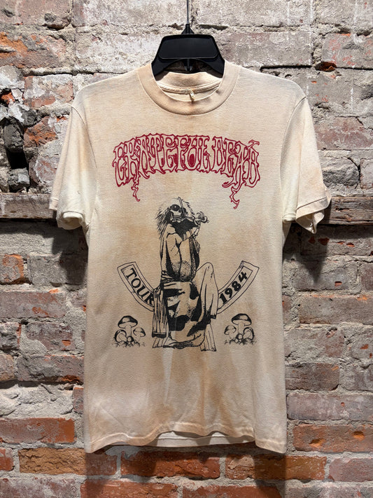 Front of Vintage 1984 Grateful Dead Mushrooms Tee SZ S/M