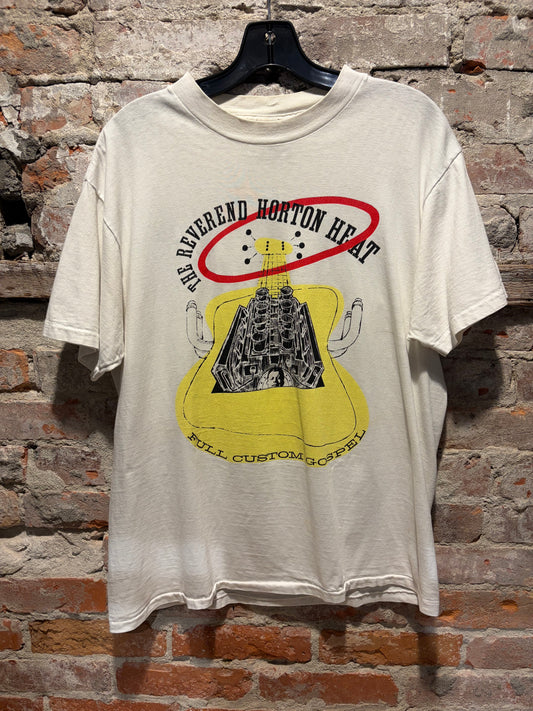 Front of Vintage Sub Pop Rev Horton Heat Ed Fotheringham Tee SZ L