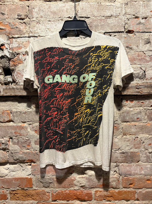 Front of Vintage 1980s Gang Of Four Fifth Column T-Shirt SZ S