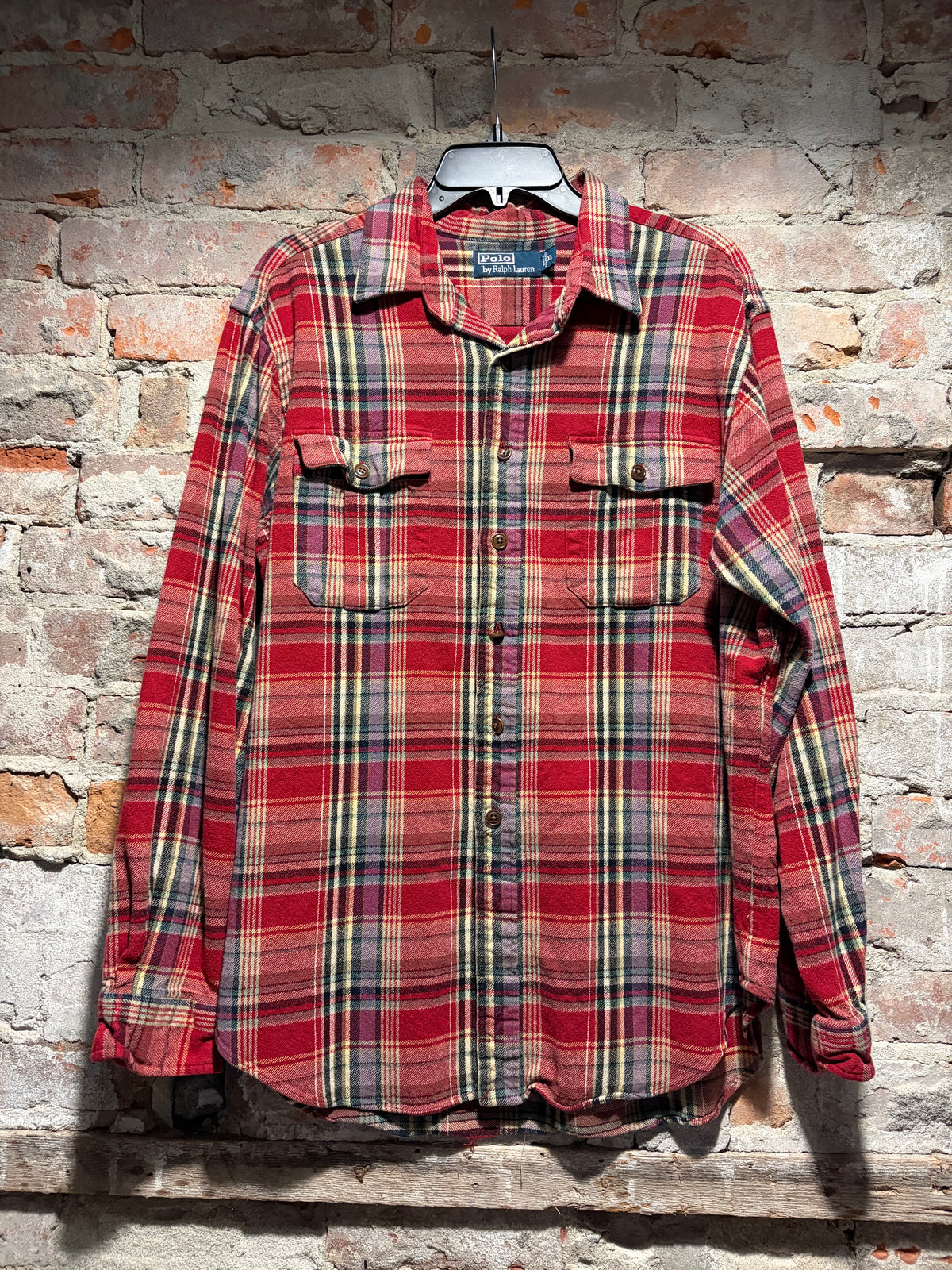 Vintage Polo By Ralph Lauren Plaid Flannel Sz XL