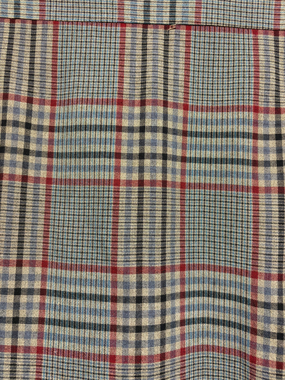 Wear on Vintage 1950s Sears Rayon Flannel SZ M