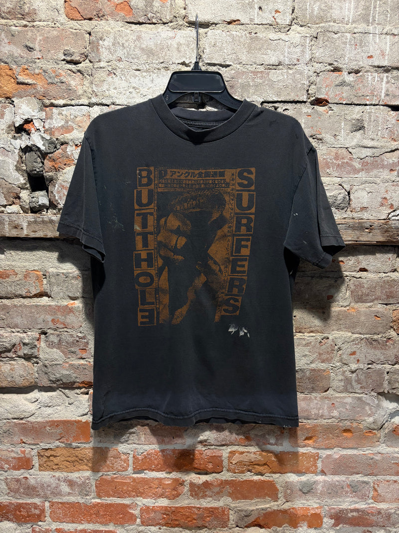 Front of Vintage 1990s Butthole Surfers Tee SZ M