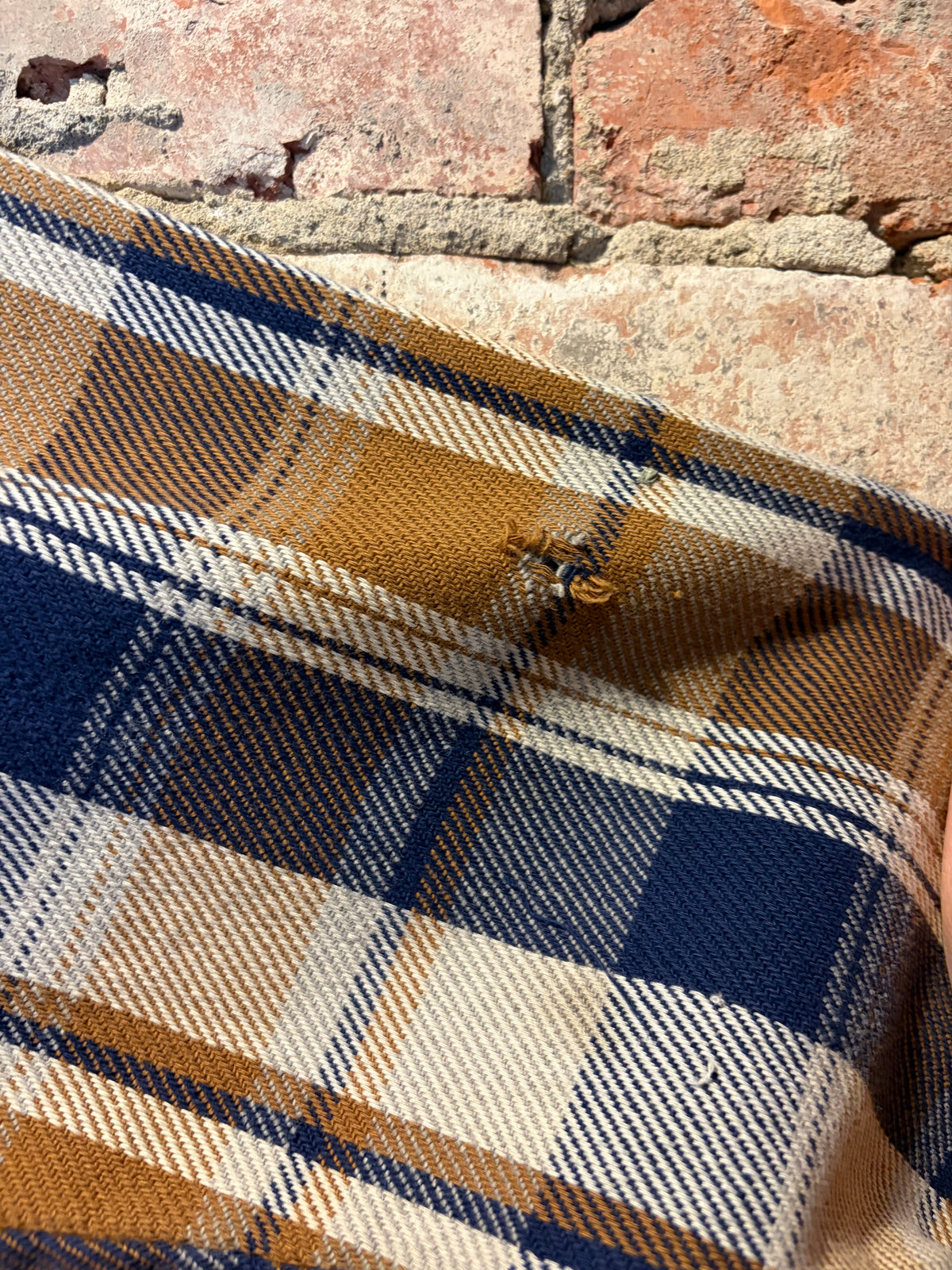 Hole on 70s Big Mac Heavy Cotton Flannel SZ XL