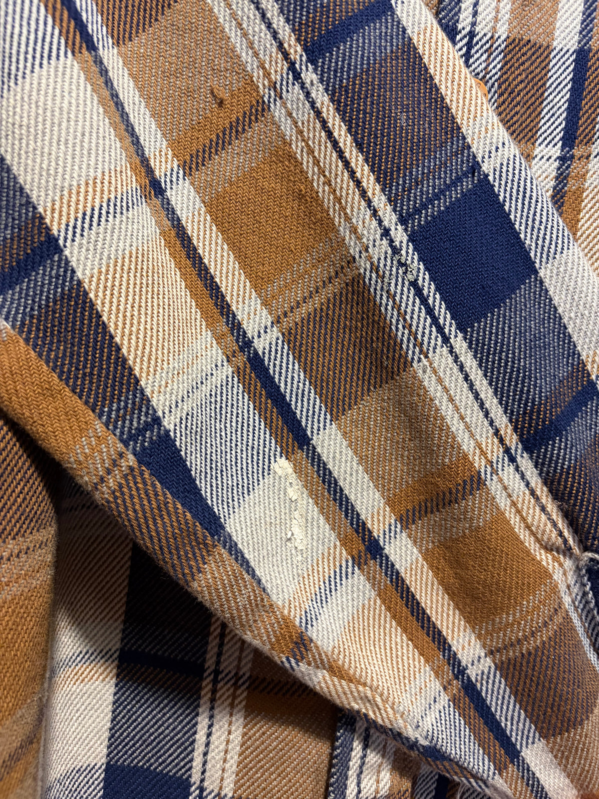 Stain on 70s Big Mac Heavy Cotton Flannel SZ XL