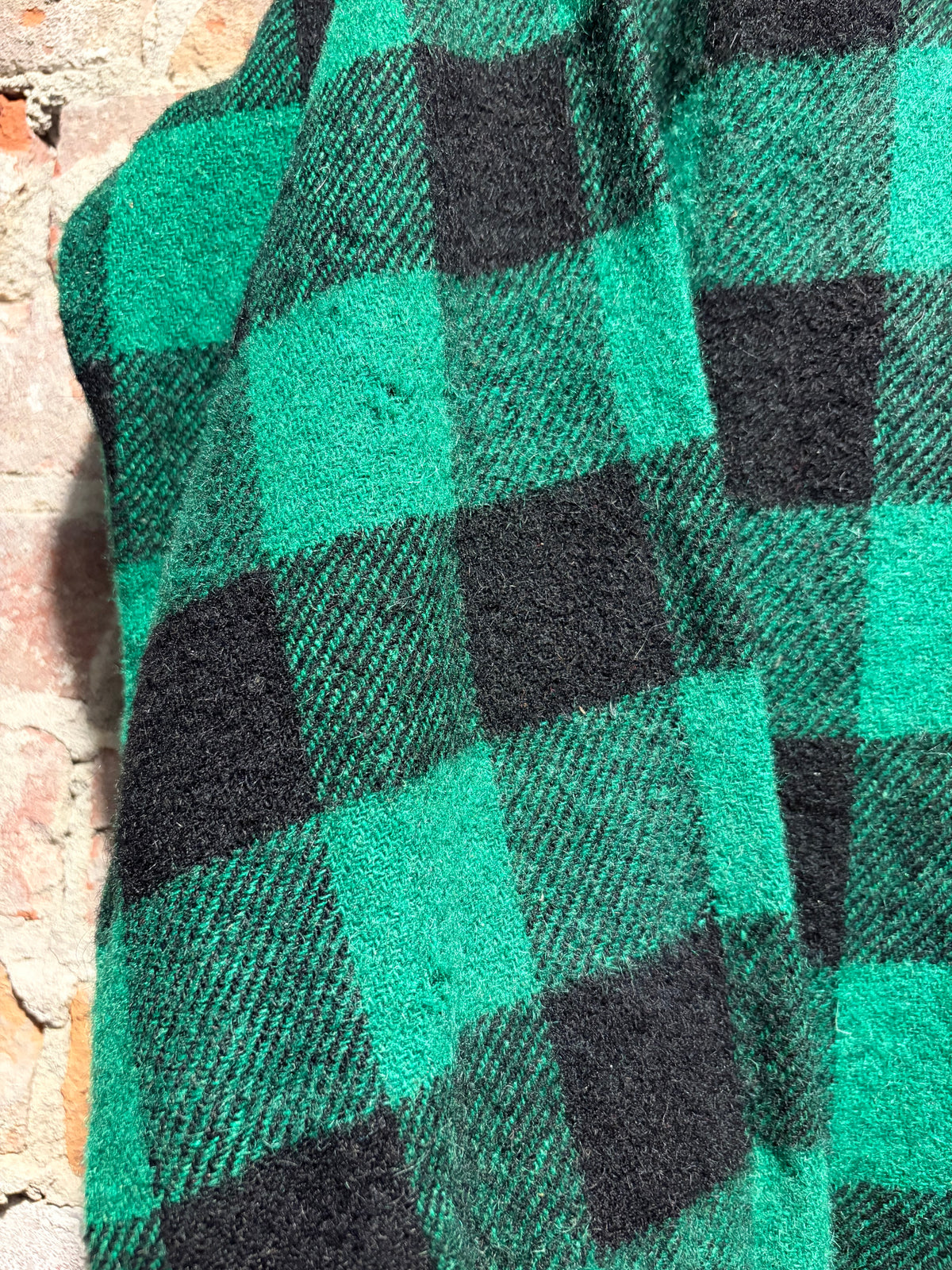 Wear on Vintage Winter King Wool Flannel SZ M
